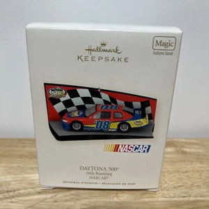 2008 NASCAR Daytona 500 50th Running Hallmark Keepsake Magic Christmas Ornament - Picture 1 of 8