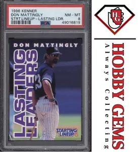DON MATTINGLY PSA 8 1996 Kenner Starting Lineup New York Yankees Low Pop - Picture 1 of 2