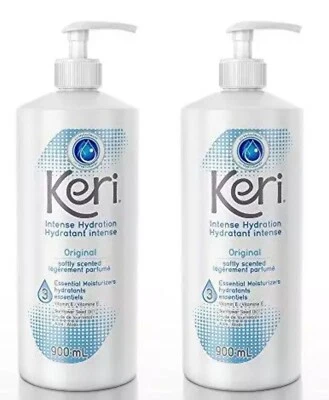 2 Keri Loción Bomba Original Hidratación Intensa Suavemente Perfumada Hidratante 900 Ml Foto 1 de 4