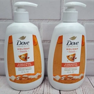 Dove Cinnamon Pumpkin Pie Holiday Treats Hand Wash 12oz(2 Pack) Limited Edition - Picture 1 of 4