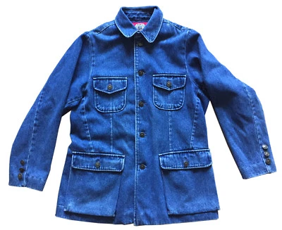 SHANGHAI TANG Denim Utilty Tang Jean Jacket Women's Unisex Sz 8/M - Image 1 of 4