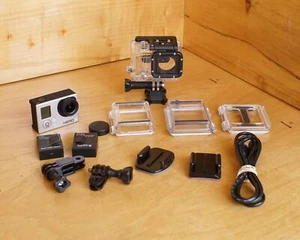 GoPro Hero3 w/ Accessories, Underwater Case, Tested, Working V Good Condition #3 - Picture 1 of 11