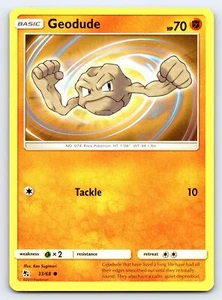 Tarjeta Pokémon Geodude 33/68 Common Hidden Fates - Casi nueva - Imagen 1 de 2