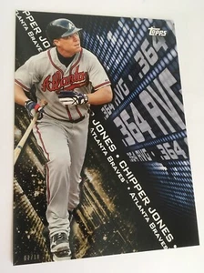2016 Topps High Tek Highlights Jumbo 5x7 Chipper Jones Braves #'d 01/10 oro - Foto 1 di 1