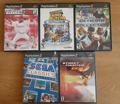 PS2 15 Game Bundle Lot: Sega Classics Collection, Capcom Classics Vol 2, Area 51 - Image 1 of 4