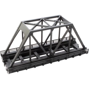 Rokuhan R090 Iron Bridge Single (Short) Dark gray 110mm 1pc - Z - Picture 1 of 3