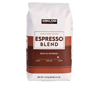 Whole Bean Coffee Espresso Blend, Kirkland Signature 1.13kg - Picture 1 of 1