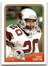 1988 Topps Travis Curtis Football Cards #258