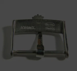Acierinox Rolexsa Swiss Made Strap 18mm Buckle silver Tone SS'.. - Picture 1 of 4