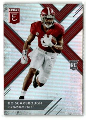 Bo Scarbrough RC Alabama Crimson Tide 2018 Panini Elite Draft Picks #121b - Image 1 of 2