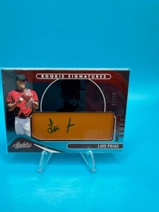 2022 Panini Absolute #155 Luis Frias Rookie Signatures Leather Auto Diamondbacks - Picture 1 of 2