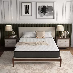 8" Queen Size Memory Foam Bed Mattress Medium Firm Breathable Pressure Relieve - Picture 1 of 12