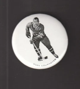 1970-72 MONTREAL CANADIENS PIN BACK BUTTON YVAN COURNOYER INV J9343 - Picture 1 of 2