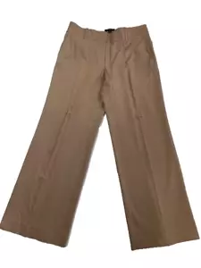 Ann Taylor Womens Brown Wide Leg Dress Pants size 6 (30 x 29) - Picture 1 of 10