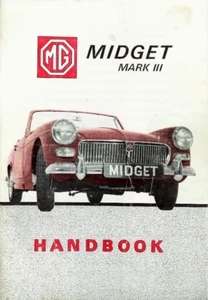 MG MIDGET Mk III – 1967 – handbook - Foto 1 di 1