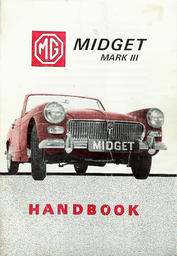 MG MIDGET Mk III – 1967  – handbook - Immagine 1 di 1