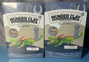 Two Wunder Clay Super Light Clay Croc Model Clay Craft Kit DIY - Picture 1 of 3