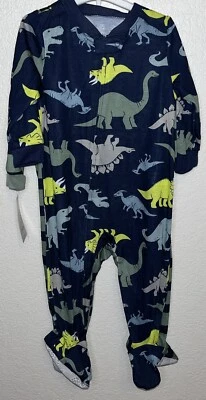Pijama con patas de dinosaurio Just one you de Carter Boy talla 12 meses lote de 2 Foto 1 de 4