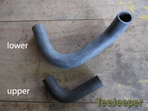 new Upper and Lower Radiator Hose Jeep M151 A1 A2 - Picture 1 of 3