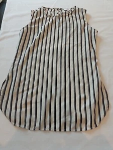 Ladies Top Blue Inc 10 Blouse Round Neck Sleeveless Multicoloured 20477 - Picture 1 of 15