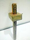 Vtg Wood Wooden Edge Measuring Scribe tool Antique Country Carpenter  Old