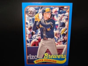2024 Topps Update Baseball 1989 Blue Parallel RHYS HOSKINS - Picture 1 of 1