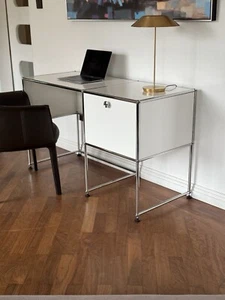 USM Haller Desk / Working Unit 50cm Deep White - Picture 1 of 15