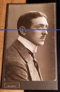 Kurt Schmersow als Student im SS 1910 - Portrait / CDV Rostock - Bild 1 von 2