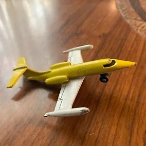 1973 Lesney Matchbox Plane Learjet SB1 Yellow Made in England - Picture 1 of 2