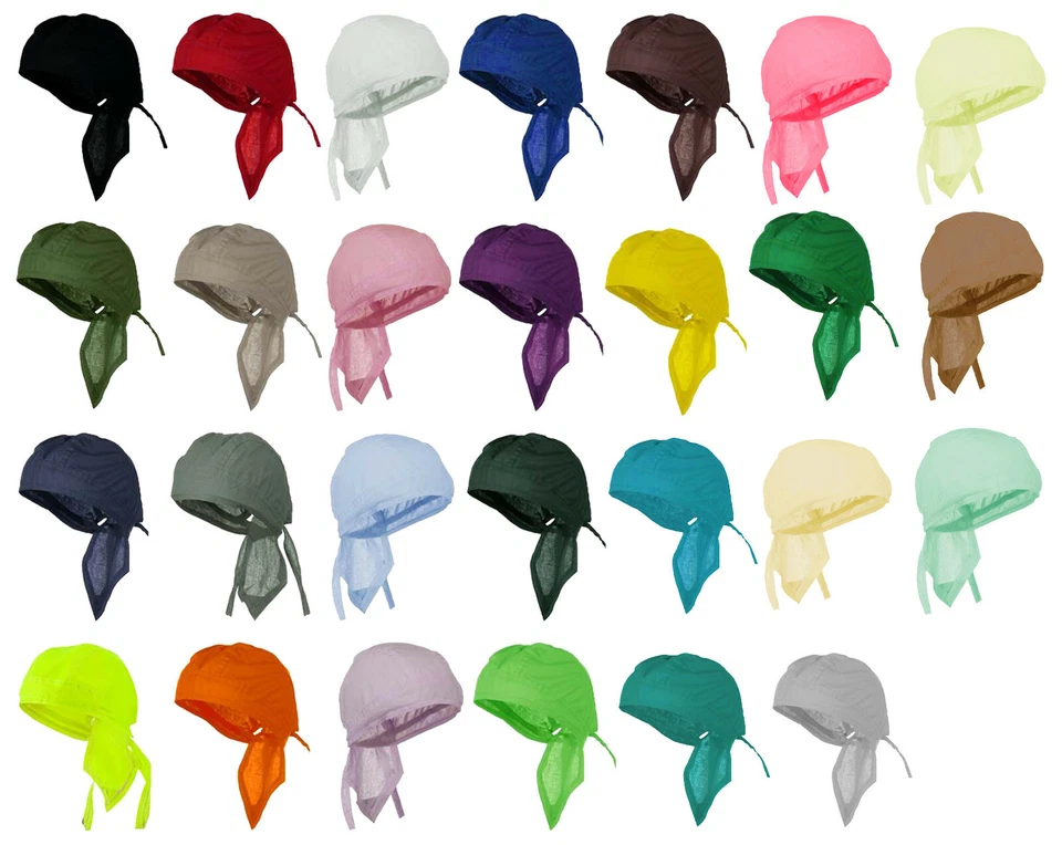 Bandana DoRag Head Wrap Motocicleta Calavera Gorra Hombres Mujeres Motociclista Durag Sombrero Motociclistas Foto 1 de 1