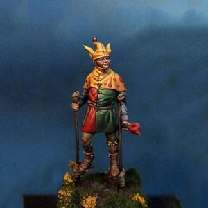 1/32 Resin Model Kit Royal Medieval Jester Unpainted - Picture 1 of 3