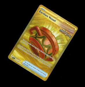 2024 Pokémon Fábula Cubierta Entrenador Tierra Vessell Secreto Raro Holo 96/64!  - Imagen 1 de 2