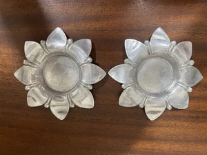 Cellini Craft Argental Flower Shaped Votive Candle Holders. 4.5’. - Picture 1 of 8