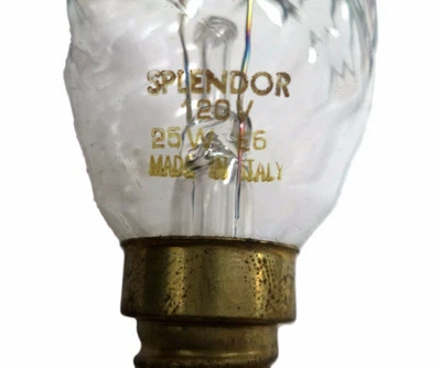 Splendor 25 Watt Light Bulb 120V #E14 36-3722 363722 - Image 1 of 3