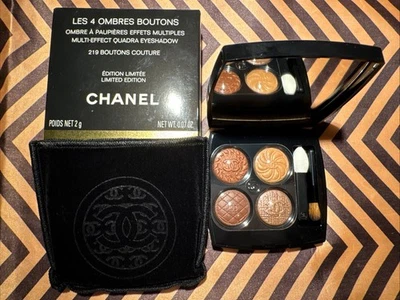 CHANEL LES 4 OMBRES BOUTONS 219 Eyeshadow Palette Limited Ed 2025 New - Image 1 of 4