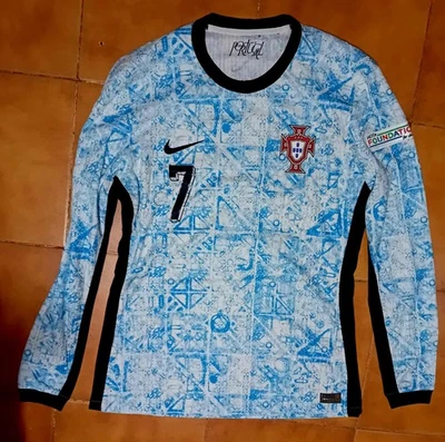 Camiseta de fútbol Cr7 Cristiano Ronaldo partido emitido Nike Portugal Foto 1 de 4