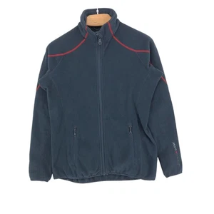 MUSTO Mujer Cremallera Completa Cuello Alto Azul Polar JERSEY TALLA S (10) - Imagen 1 de 10