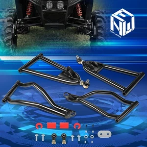 For 09-14 Polaris RZR S/4 80 DOM Steel Tubular Front Upper&Lower Control A-Arms - Picture 1 of 5