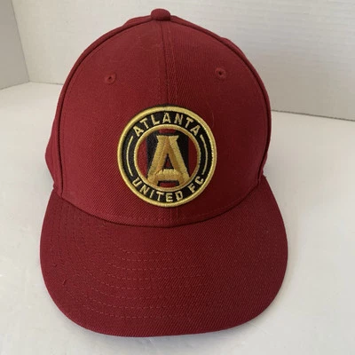 MLS Atlanta United Logo New Era 9fifty Rojo Oscuro Gorra Ajustable Foto 1 de 4