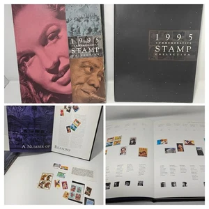 USPS Gedenkbriefmarkensammlung 1995 mit Briefmarken * BITTE BESCHREIBUNG LESEN!!* - Bild 1 von 19