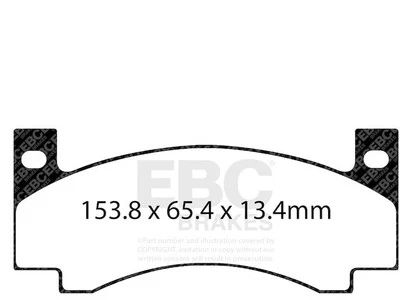 Juego de pastillas de freno delanteras para Dodge Coronet 1969-1976 1970 1971 1972 1973 1974 DG918YG Foto 1 de 4