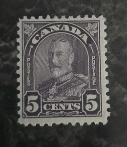 Canada Scott #169 KGV "Arch" Definitive 5c Violet MH - Picture 1 of 1