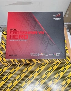 Carte mère ASUS ROG Crosshair VII Hero Wi-Fi X470 ATX AM4 - Photo 1/7