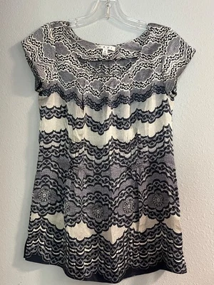 Blusa de seda Cabi Top azul plata S ¡excelente! Foto 1 de 4