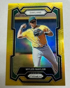 Panini Prizm Myles Naylor #254 Gold Prospect 2024/10 - Imagen 1 de 3