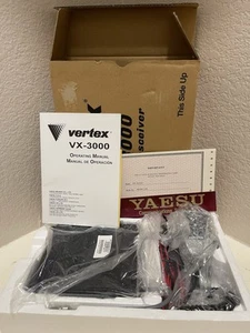 New/Open Box Vertex VX-3000V VX3000V VHF 48Ch 50 Watts 146-174 MHz (Complete!) - Picture 1 of 13