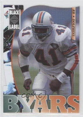 1995 Collector's Edge Black Label Silver Die-Cut Keith Byars #111 - Image 1 of 2