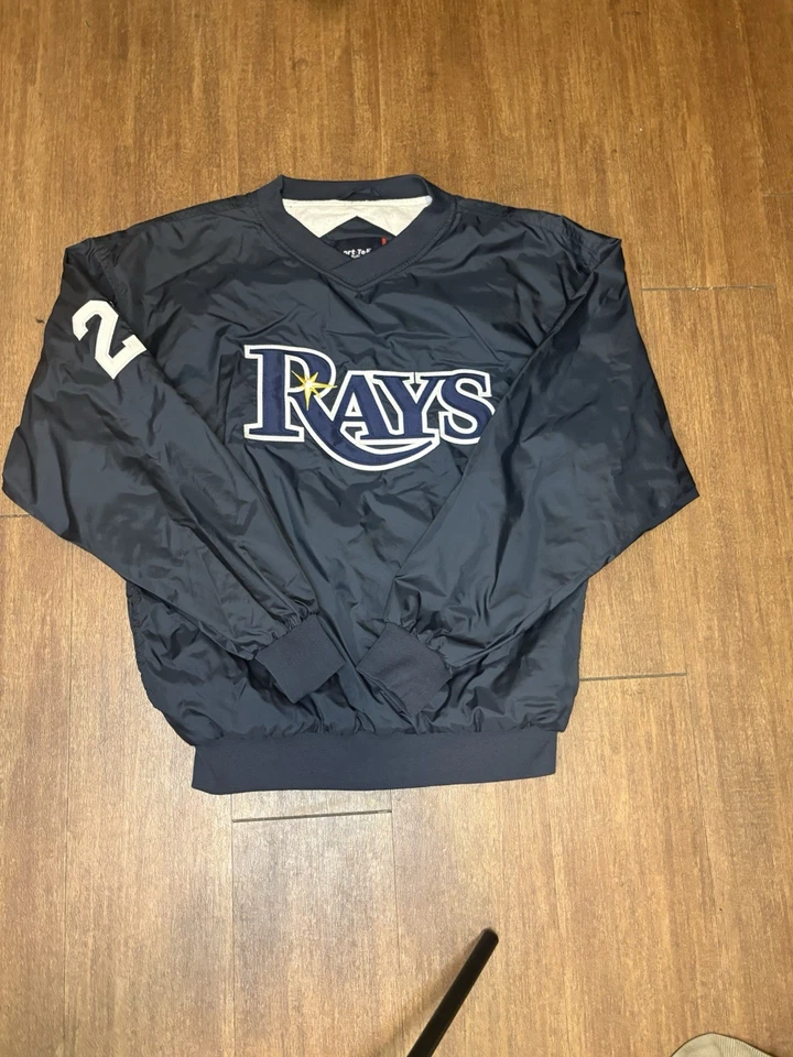 Sport-Tek Tampa Bay Rays windbreaker pullover jacket Kids Youth XL - Image 1 of 4