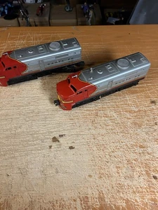LIONEL 218T 218P Postwar O Gauge SANTA FE Engine Box Dummy BLT 8-57 B Train Lot - Picture 1 of 13