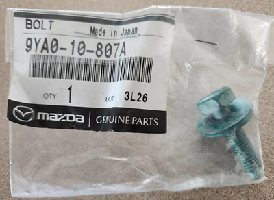 Nuevo 2004-2015 OEM Mazda 3, 5, asiento superior delantero soporte puntal perno # 9YA0-10-807A Foto 1 de 2